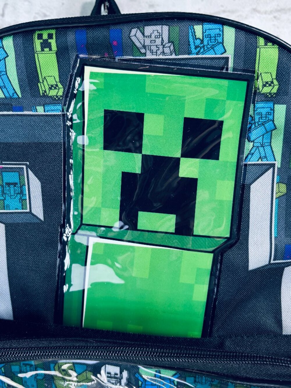 Minecraft Backpack Creeper Design